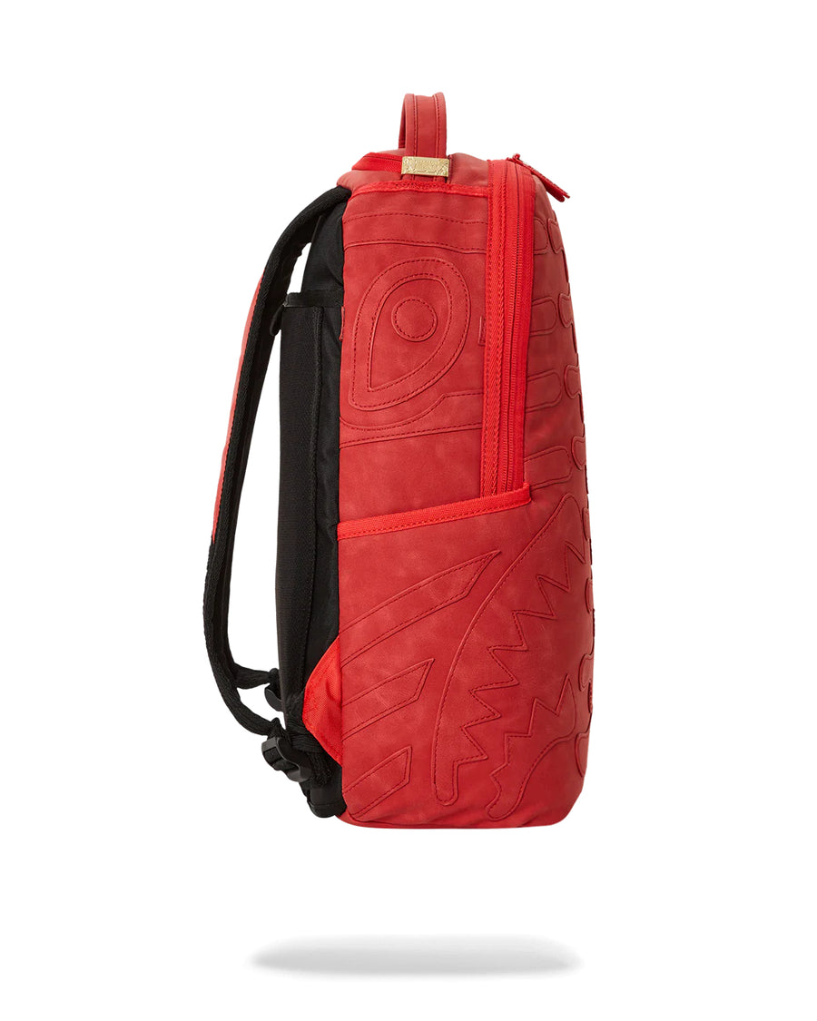 Sprayground Backpack VELVET BONES DLXSV BACKPACK Red