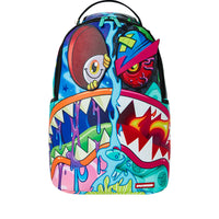 Crazy Shark Split Dlxsv Backpack  W/ Removable Eyes Backpack