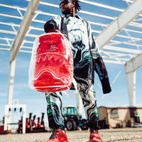 Clear Embossed Sharks In Paris Dlxsv Backpack