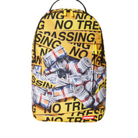 No Trespassing Money Stashed Dlxsr Backpack