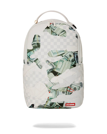 Sprayground Backpack MONEY 3AM DLXSVF BACKPACK White