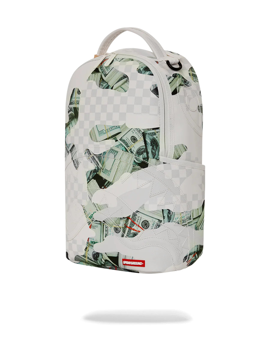 Sprayground Backpack MONEY 3AM DLXSVF BACKPACK White
