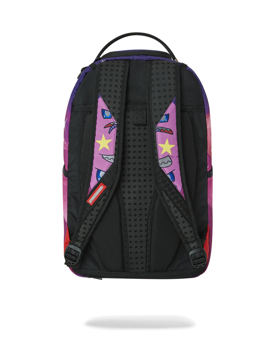 Sprayground Backpack SEEING TRIPLE ALIENS DLXSR BACKPACK Purple