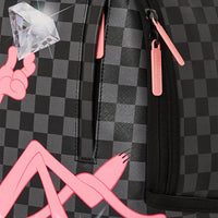 Pink Panther Stacked Diamonds Backpack