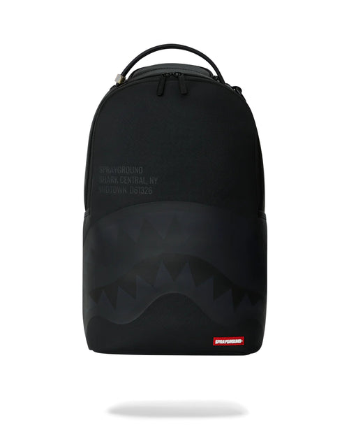 Backpack Sprayground SHARK CENTRAL 2.0 BLACK ON BLACK