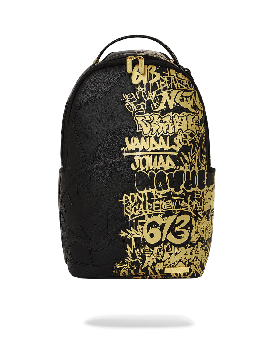 Black and gold sprayground Clearance