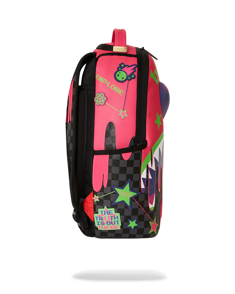 Sprayground Backpack ALIEN SPLAT DLXSV BACKPACK Fuchsia