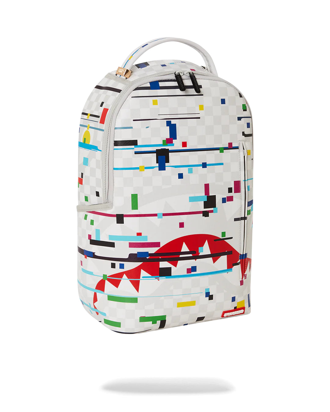 Glitch White Check Dlxvv Backpack