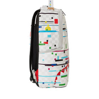 Glitch White Check Dlxvv Backpack