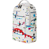 Glitch White Check Dlxvv Backpack