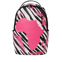 Ai Pink Africa Zebra Backpack