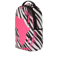 Ai Pink Africa Zebra Backpack