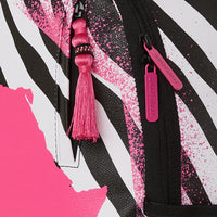 Ai Pink Africa Zebra Backpack