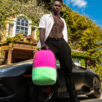 Pink Lust Dlx-suede Backpack