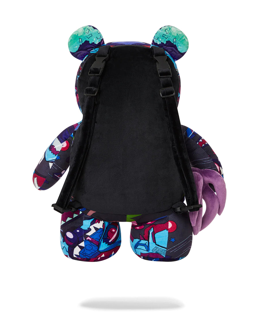 Sprayground Backpack ASTRO PSYCHO BEAR BACKPACK Purple