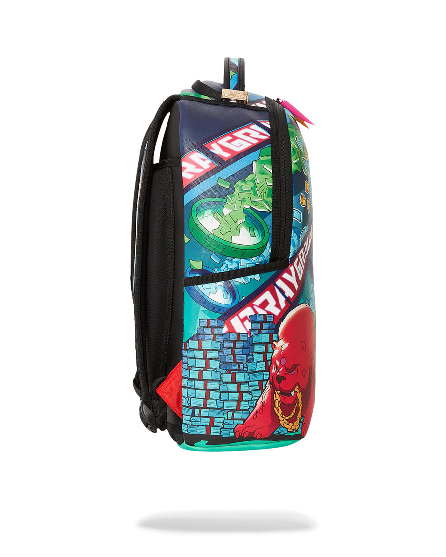 Sprayground Backpack ASTRO PIXEL SUMMON ULTIMATE DLXSR BACKPACK Green