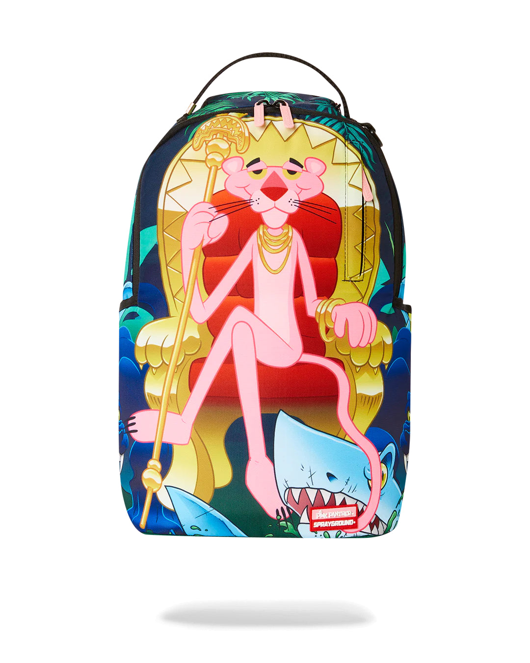 Pink Panther Sitting In Chair Backpack