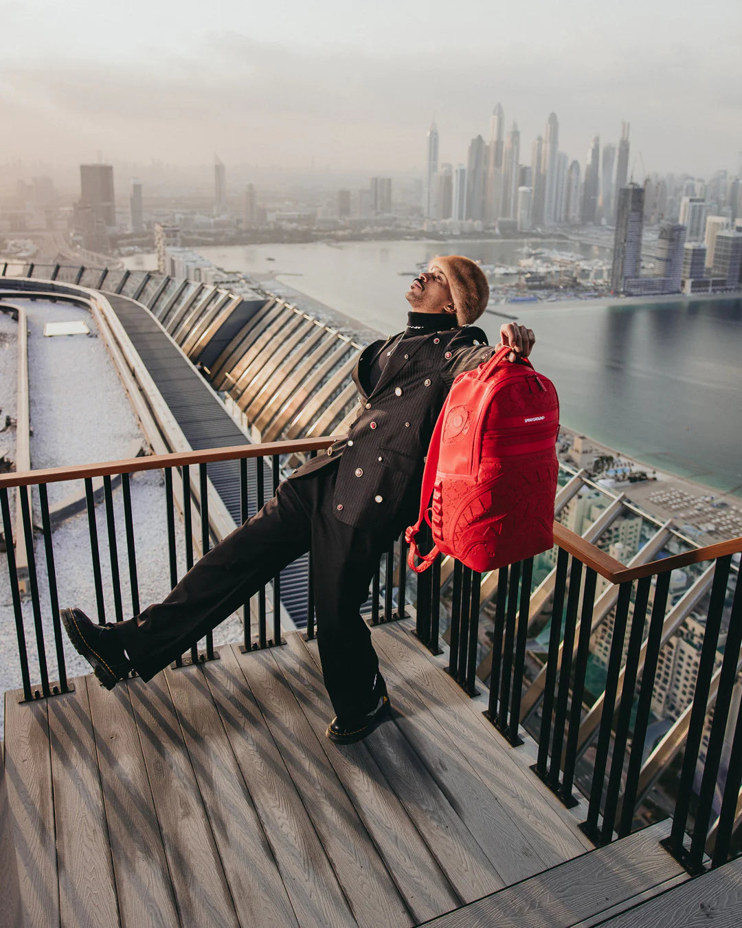 Deniro Red Dlxsvf Backpack