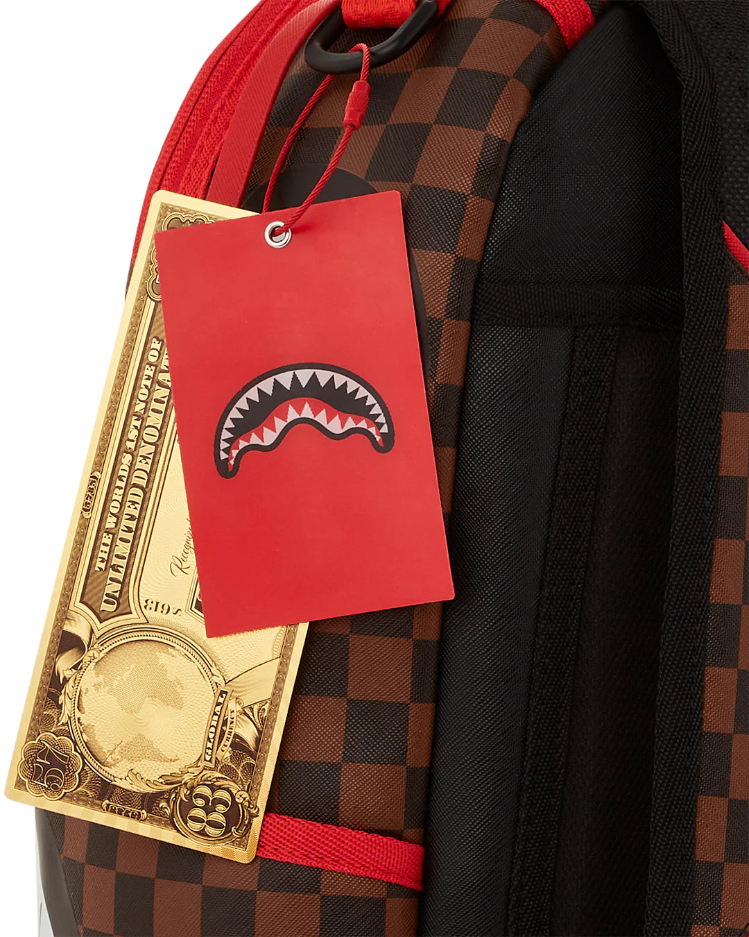 louis vuitton backpack with shark Backpack Sprayground Red Sharks In Paris Dlxsv