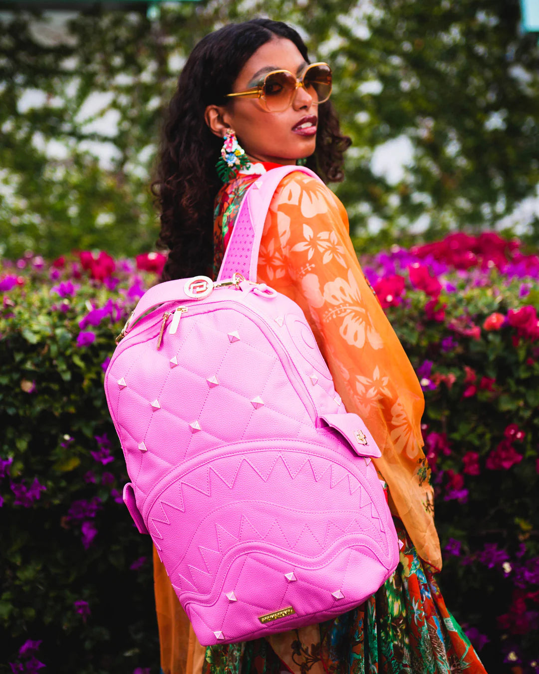 Pretty Little Shark Backpack Pink