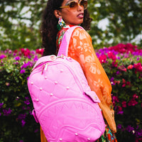 Pretty Little Shark Backpack Pink