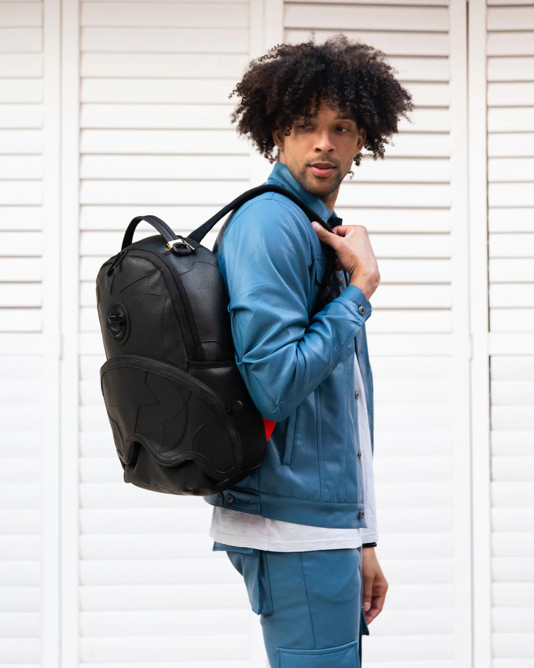 Shark 3d Black Boujee Dlxsv Backpack