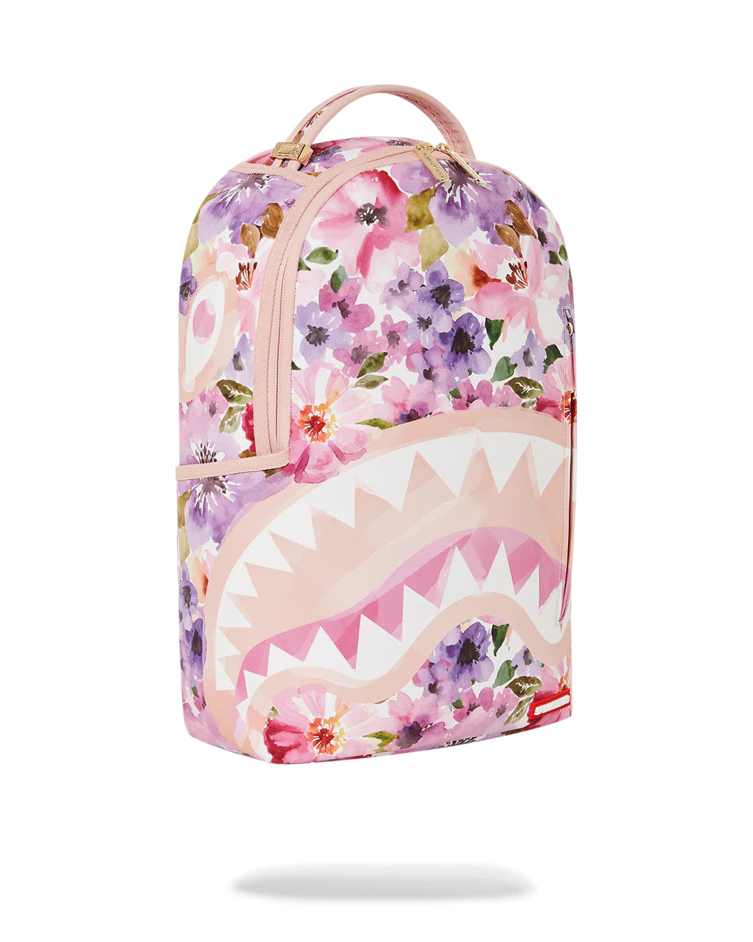 Painted Floral Shark Backpack