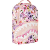 Painted Floral Shark Backpack