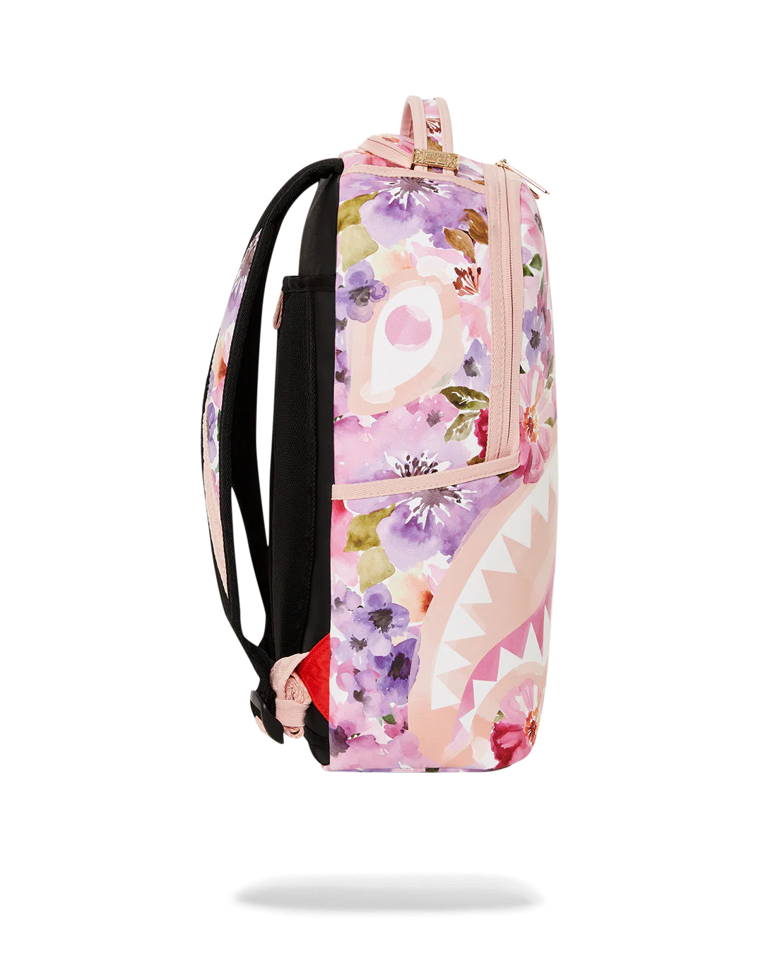 Painted Floral Shark Backpack