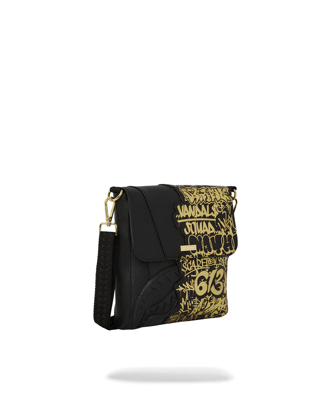 Half Graff Gold Messenger Bag