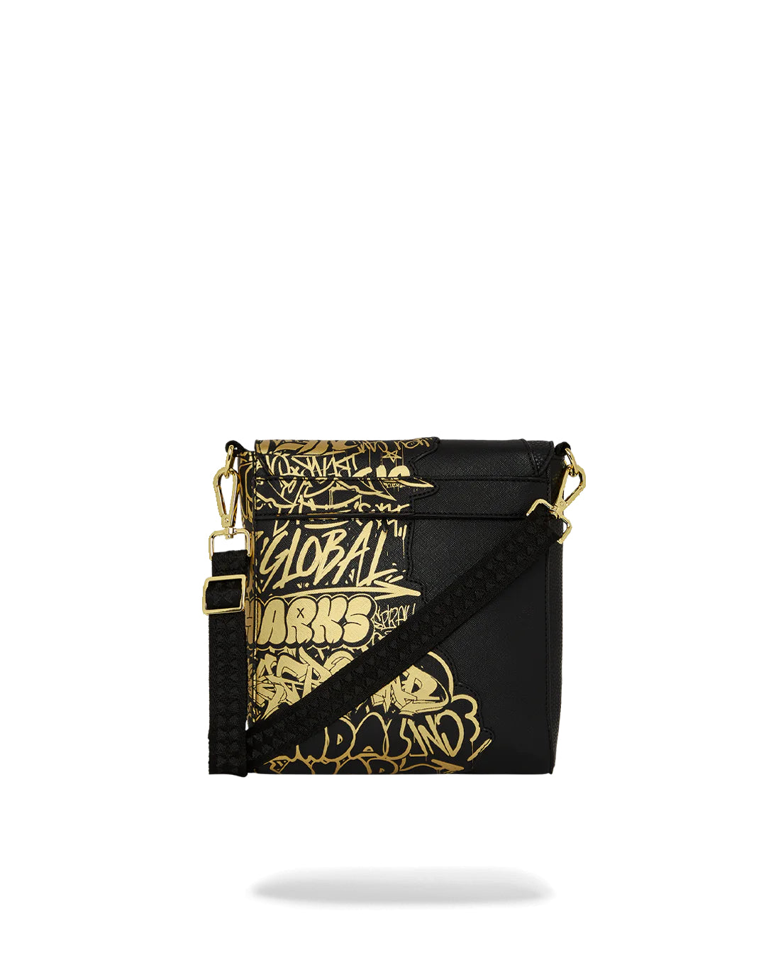 Half Graff Gold Messenger Bag