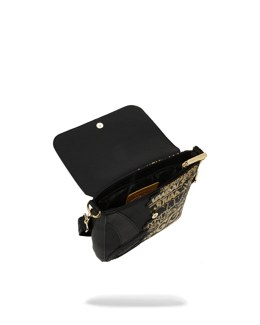 Half Graff Gold Messenger Bag