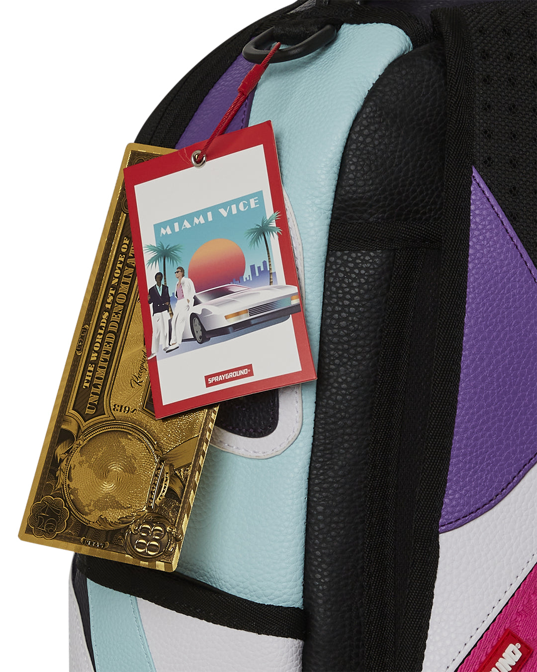 Miami Vice Graffiti Tag Backpack