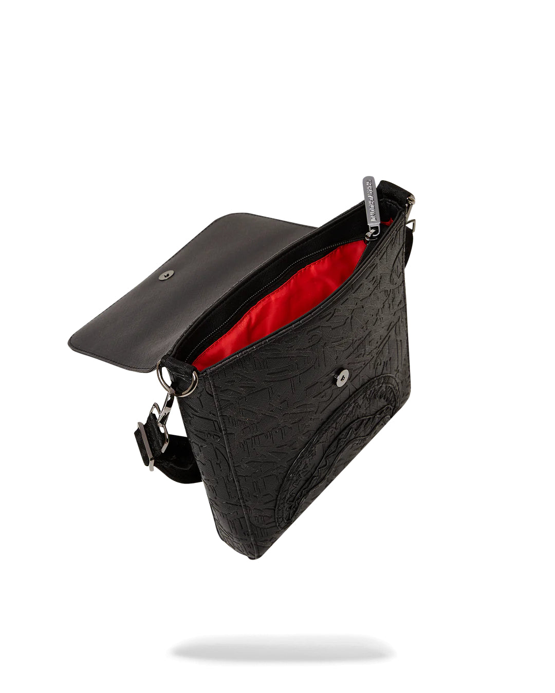 Night Graff Embossed Messenger