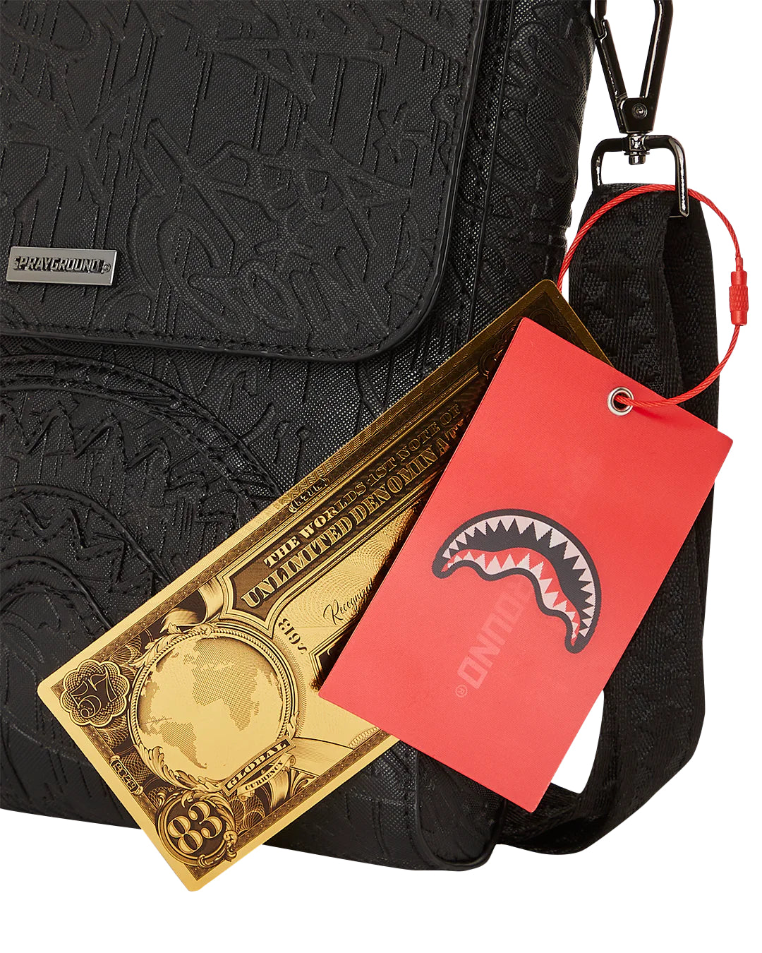 Night Graff Embossed Messenger