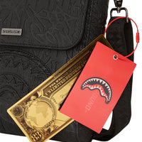 Night Graff Embossed Messenger