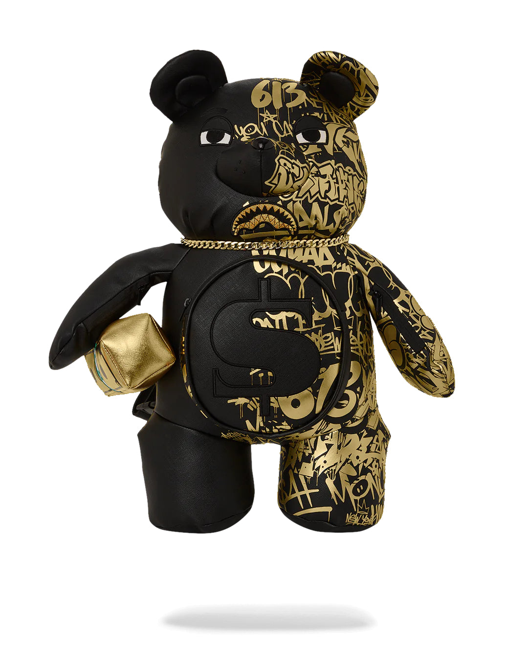 Half Graff Gold Bear Backpack