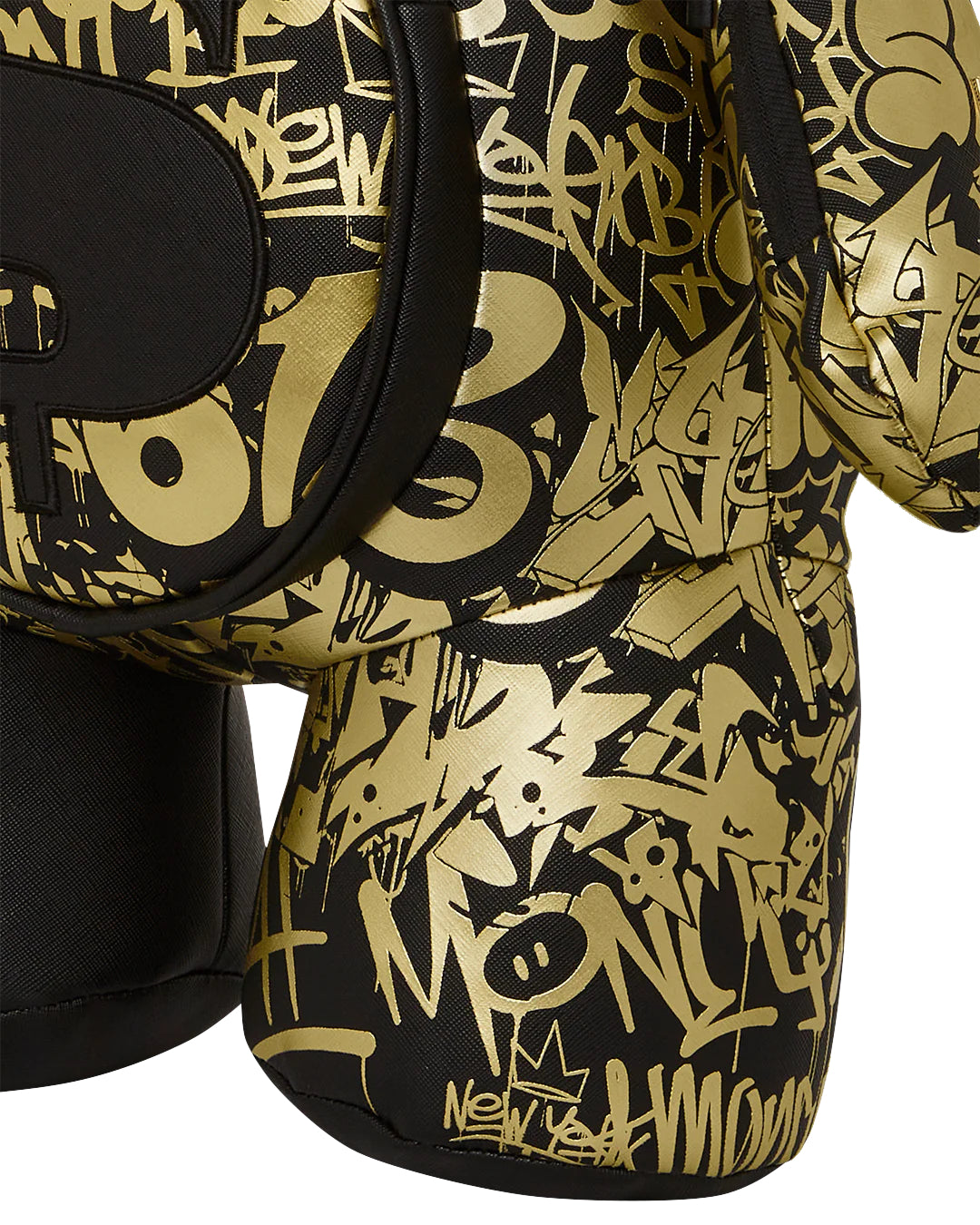 Half Graff Gold Bear Backpack