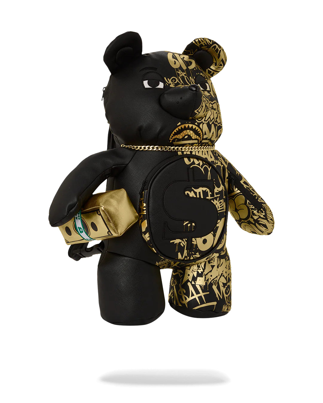 Half Graff Gold Bear Backpack