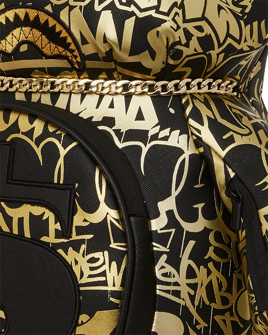 Half Graff Gold Bear Backpack