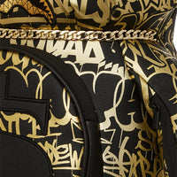 Half Graff Gold Bear Backpack