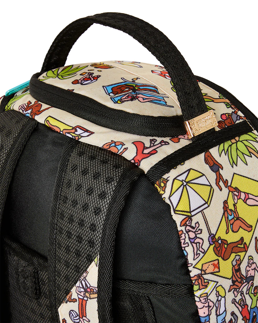 Sprayground Backpack HOUSE PARTY DLXSR BACKPACK Blue