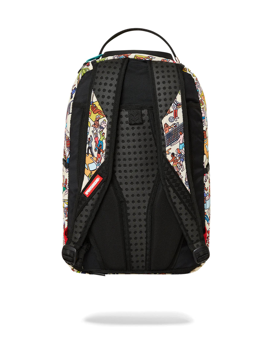 Sprayground Backpack HOUSE PARTY DLXSR BACKPACK Blue