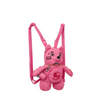 Pretty Little Pink Punk Mini Bear Cub Backpack