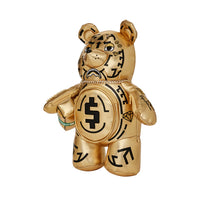 Ai Tribal Gold Medium Moneybear Backpack