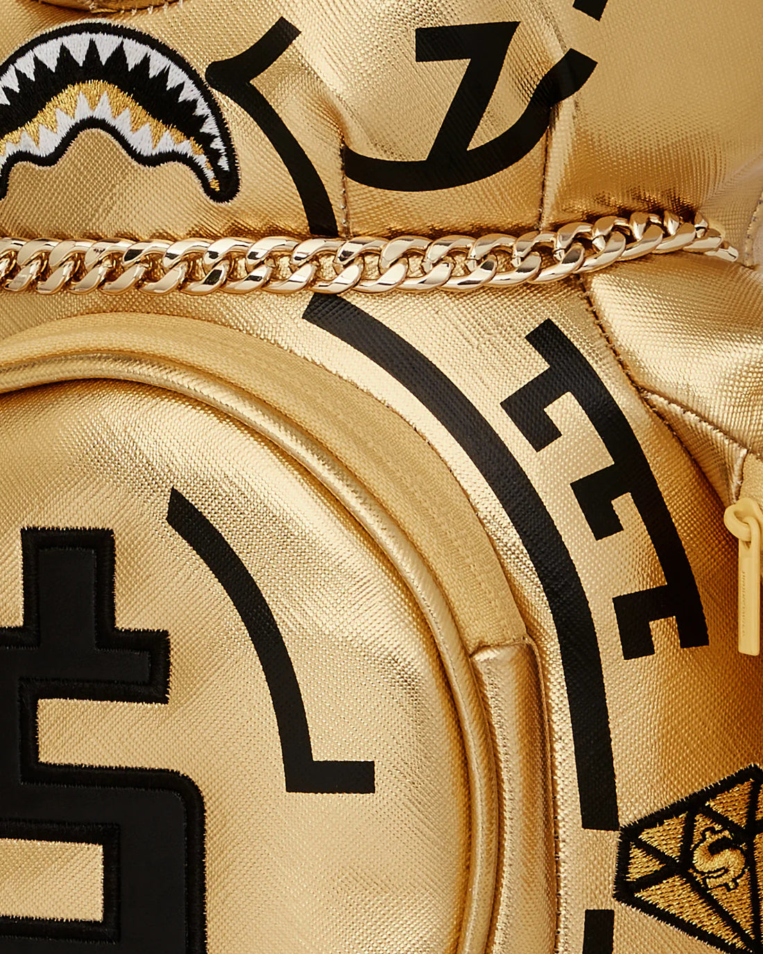 Ai Tribal Gold Medium Moneybear Backpack