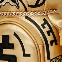 Ai Tribal Gold Medium Moneybear Backpack