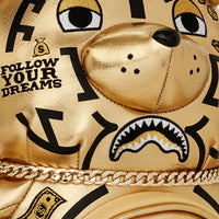 Ai Tribal Gold Medium Moneybear Backpack