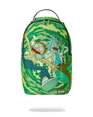 Sprayground Rick And Morty Fire Rick Green Backpack