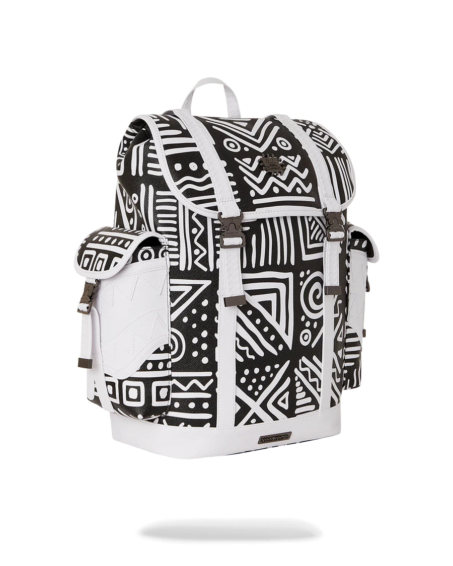 Sprayground Backpack MIAMI VICE OG CELLPHONE BACKPACK White